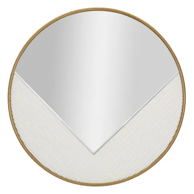 Lustro ścienne TOLOSA Ø 80X4 cm (wymiary lustra 73X64 cm)